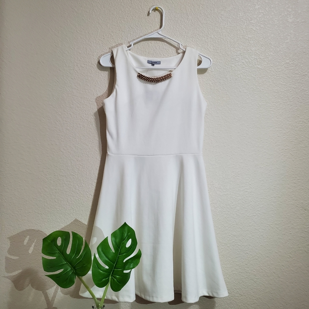 MILK SHAKE White Sleeveless Dress (NEW W/TAG)